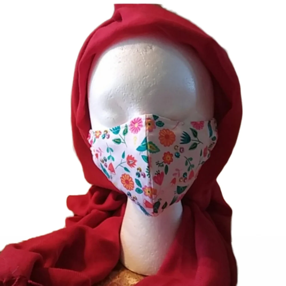 WOMEN’S “FLORA AND FAUNA” COTTON FACE MASK